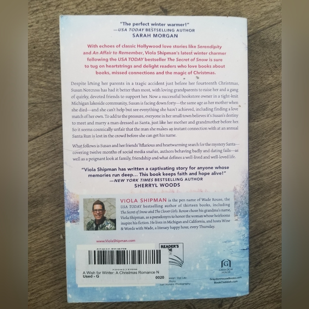 A Wish for Winter by Viola Shipman - Paperback - Picture 2 of 2
